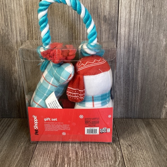 Pet Shoppe Gift Set For Pets 4-Piece Christmas Snowman - Picture 5 of 8